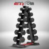 ดัมเบล HEX 6 คู่ (2.5-15KG) พร้อมขาตั้ง