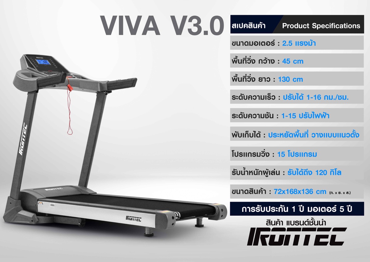 ลู่วิ่งไฟฟ้า-treadmill-irontec-15