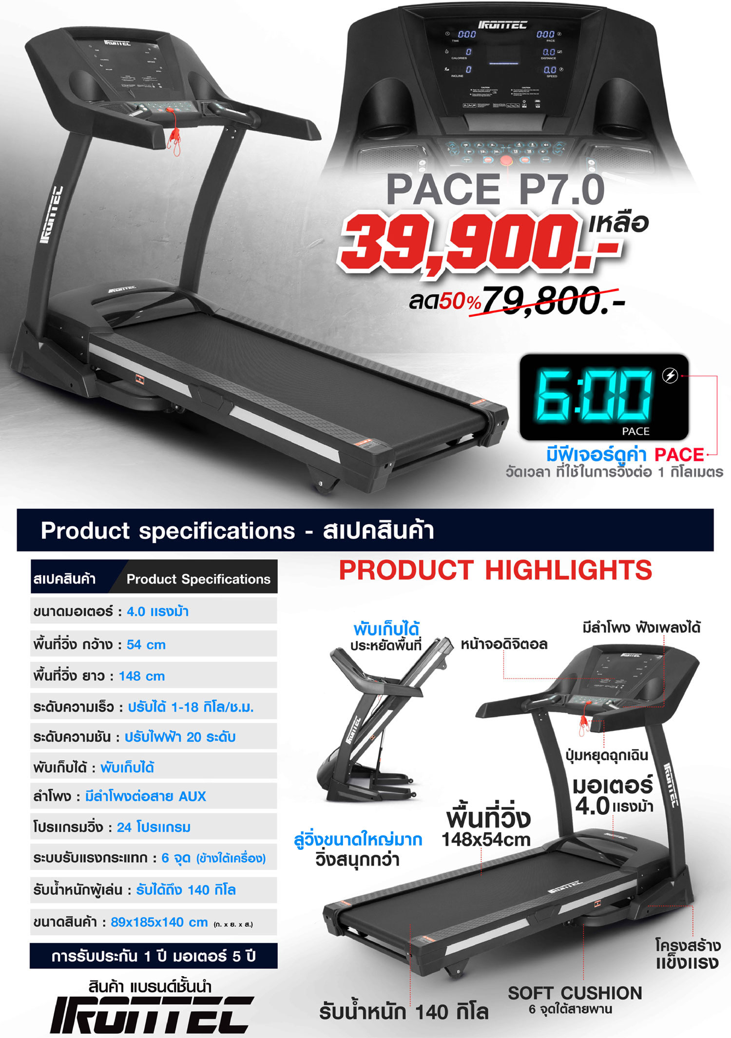 PACE P7.0 IRONTEC