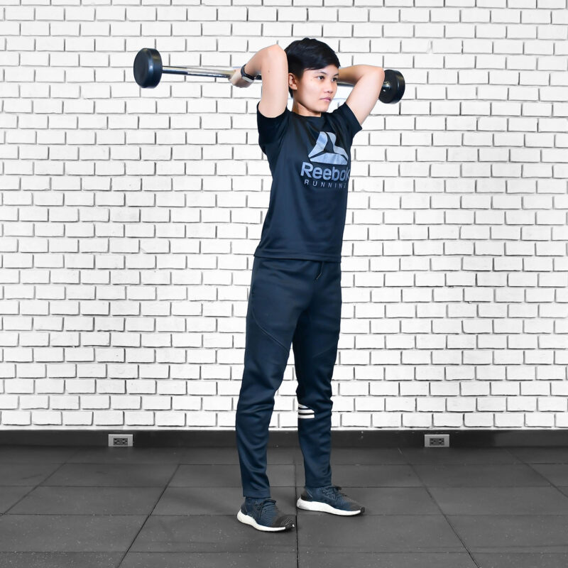 standing-overhead-barbell-triceps-extension
