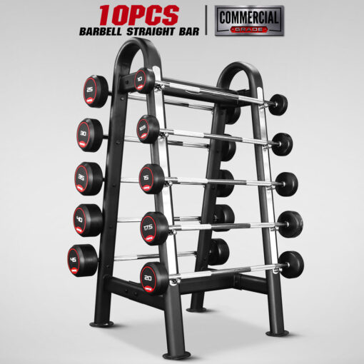 ชุด บาร์เบล แกนตรง 10 ชิ้น  (Commercial Grade)