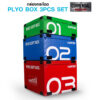 กล่องกระโดด PLYO SOFT BOX ชุด 3 ชั้น (MD6508B)