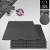 แผ่นยางกันกระแทก รุ่น ARMOR LOCK (สีดำ) ขนาด 50x50cm หนา 25มม. ชุด 4 แผ่น 1 ตารางเมตร