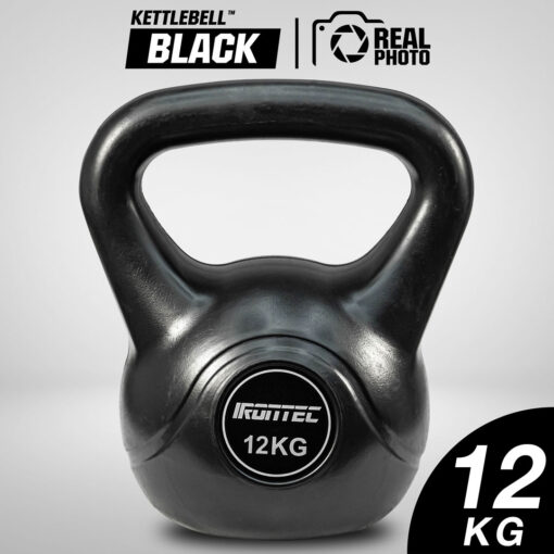 เคตเทิลเบล 12KG สีดำ (Black Kettlebell)