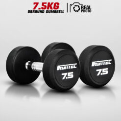 ดัมเบลกลม หุ้มยาง IRONTEC ขนาด 7.5KG x 2 ชิ้น (DBROUND)