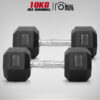 ดัมเบล หกเหลี่ยม HEX หุ้มยาง ขนาด 10KG x 2 ชิ้น (DBHEX10KG)