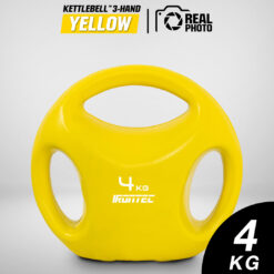 3-HAND เคตเทิลเบล 4KG สีเหลือง (MD2223-4KG)