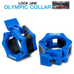 คลิปล็อคคานบาร์เบล 2 นิ้ว (Lock Jaw Olympic Collar) สีน้ำเงิน x 2 ชิ้น (MD4040-BLUE)