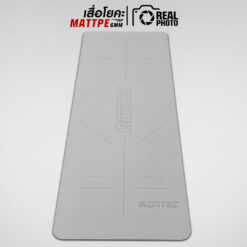 เสื่อออกกำลังกาย เสื่อโยคะ TPE หนา 6มิล สีเทา (Gray)