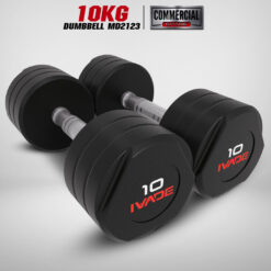 ดัมเบล STUDIO หุ้มยาง IVADE ขนาด 10KG x 2 ชิ้น (MD2123)