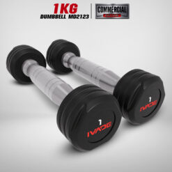 ดัมเบล STUDIO หุ้มยาง IVADE ขนาด 1KG x 2 ชิ้น (MD2123)