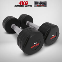 ดัมเบล STUDIO หุ้มยาง IVADE ขนาด 4KG x 2 ชิ้น (MD2123)