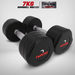 ดัมเบล STUDIO หุ้มยาง IVADE ขนาด 7KG x 2 ชิ้น (MD2123)