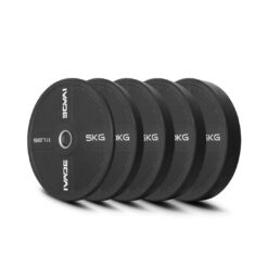 ชุดแผ่นน้ำหนัก 5-25KG x 2 แผ่น Bumper Plate (รูขนาด 2 นิ้ว) รุ่น MD1056