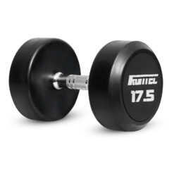 Alternative view of ดัมเบลกลม หุ้มยาง IRONTEC ขนาด 17.5KG x 2 ชิ้น (DB4012)