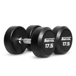 ดัมเบลกลม หุ้มยาง IRONTEC ขนาด 17.5KG x 2 ชิ้น (DB4012)