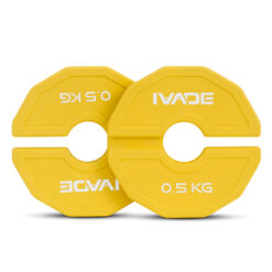 Alternative view of แผ่นน้ำหนัก Rubber Change Plate 0.5KG x 2 ชิ้น (MD1050)